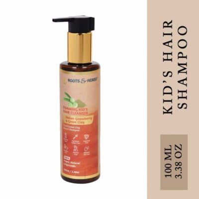 Indian Gooseberry & Green Clay Foaming Kid's Hair Cleanser Traditional Clay Based Foaming Shampoo (all Hair Types)